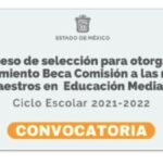 Convocatoria Beca Comisión a maestros de Media Superior Edomex 2021 Foto: Especial