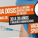 Vacuna Covid segunda dosis Toluca 30 a 39 años. Calendario y documentos Foto: Especial