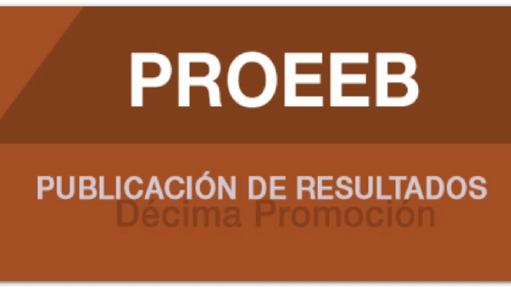 Resultados PROEEB SEIEM décima promoción 2018-2019 Foto: Especial