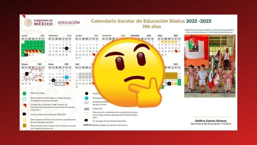 SEP calendario escolar 2022-2023. La posible propuesta en PDF Foto: Especial