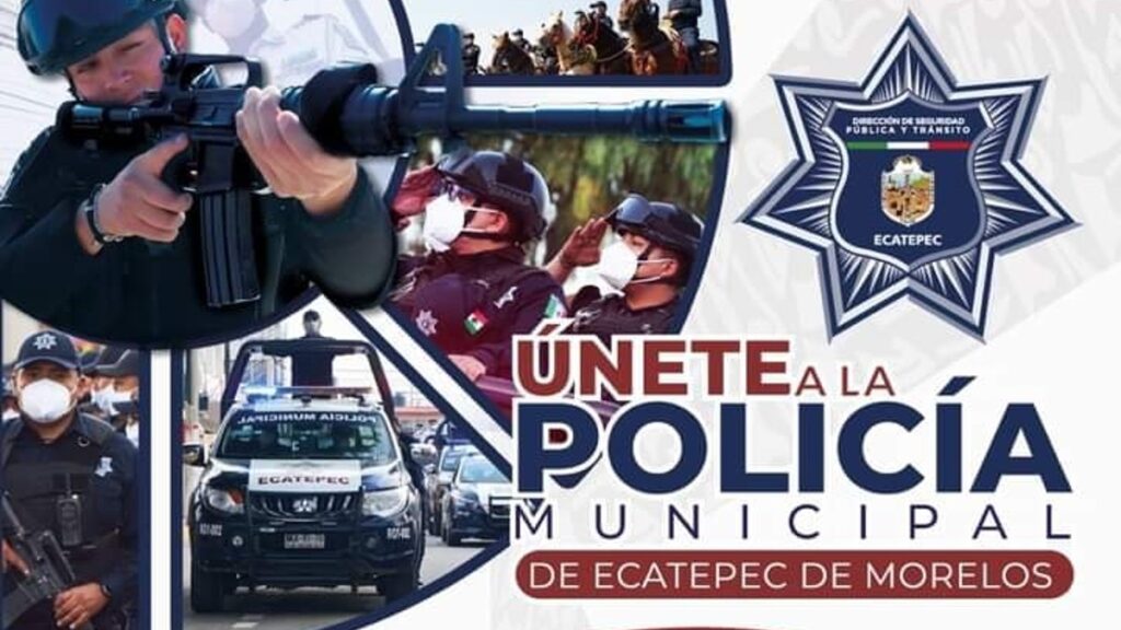 ¿Quieres unirte a la policía municipal Ecatepec 2022? Aquí te decimos Foto: Especial