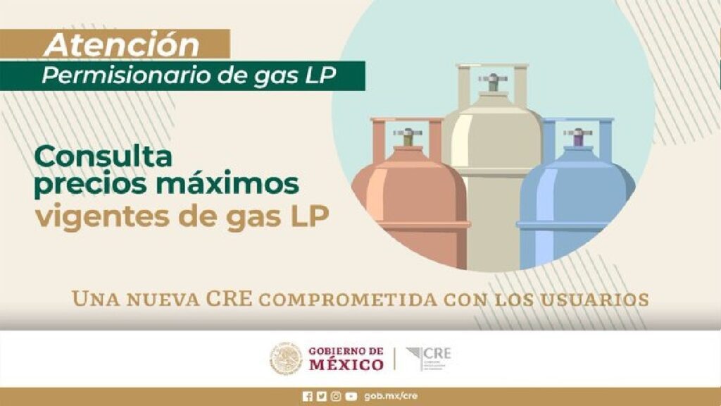 Precios máximos gas LP Edomex del 26 de junio al 2 de julio del 2022 Foto: Especial