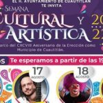 Semana Cultural y Artística Cuautitlán 2022. Fecha de inicio y programación completa Foto: Especial