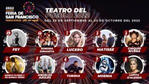 Cartelera Feria de Pachuca 2022 Teatro del Pueblo. Te dejamos el oficial en PDF Foto: Especial