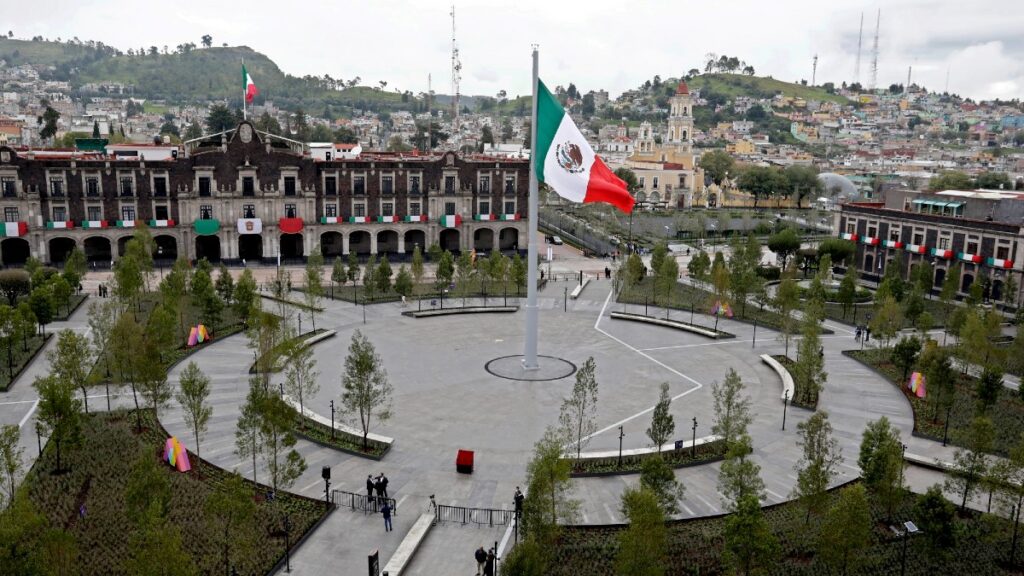 Plaza de los Mártires Toluca. Conoce los detalles y fotos de la remodelación Foto: Especial
