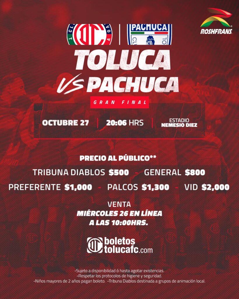¿Cuánto cuesta un boleto para ir a Toluca